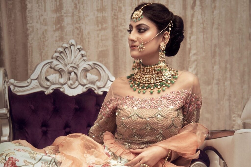 full glamorous bridal makeup